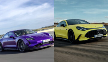 2,200 PS Duel: the all-new Mercedes-AMG GT 4-Door Coupe vs Porsche Taycan Turbo GT