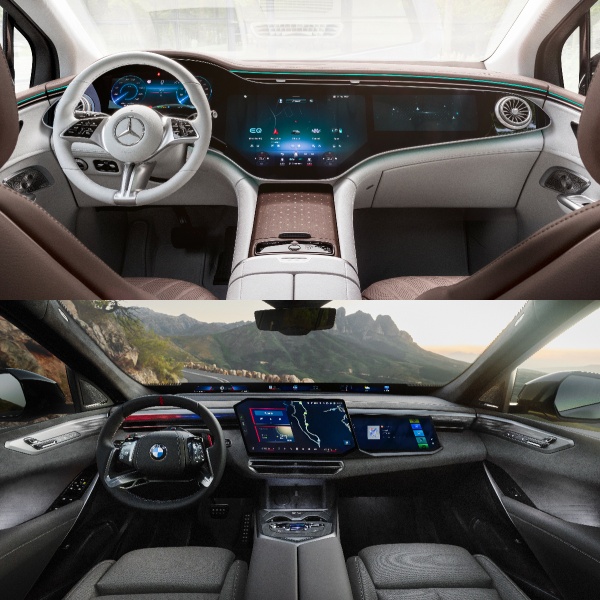 Mercedes EQE SUV vs BMW iX5 2026