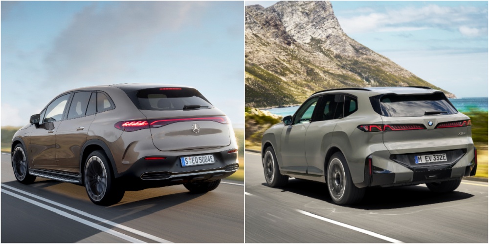 Mercedes EQE SUV vs BMW iX5 2026