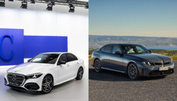 First Comparative: the New BMW 3 Series vs Mercedes C-Class Facelift