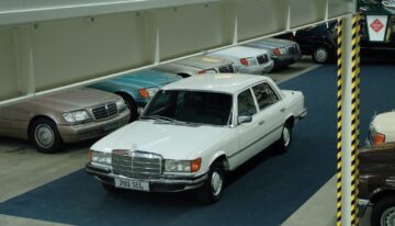 mercedes 280 SEL 1978 classic white W126 