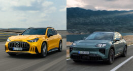 First Glimpse: New Mercedes-AMG GT SUV vs Porsche Cayenne  Electric
